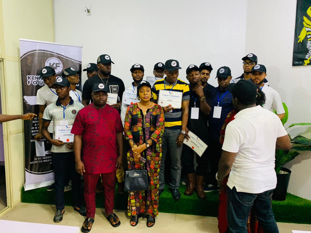 Congratulations to successful participants of the Kenneth Johnson Foundation free digital skills training for the youth 